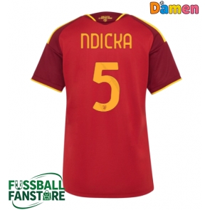 AS Roma Evan Ndicka #5 Replik Heimtrikot Damen 2026-27 Kurzarm